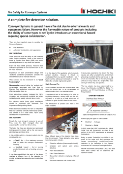 Conveyors - Hochiki Europe