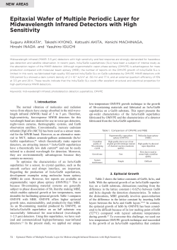 Epitaxial Wafer of Multiple Periodic Layer for Midwavelength Infrared