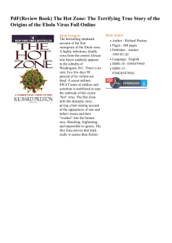 PdF(Review Book) The Hot Zone: The Terrifying True