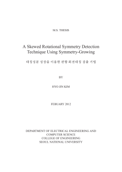 A Skewed Rotational Symmetry Detection Technique