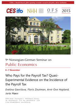 Who Pays for the Payroll Tax? Quasi