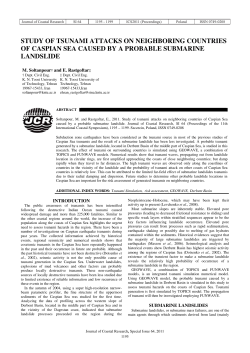 study of tsunami attacks on neighboring countries of