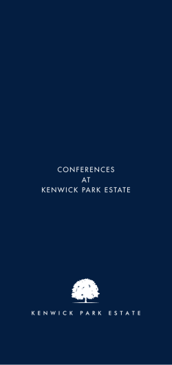 Kenwick Park Conference Brochure