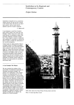 Symbolism in Its Regional and Contemporary Context Dogan Kuban