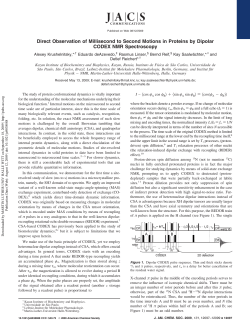 Direct Observation of Millisecond to Second