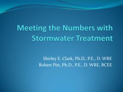 Meeting the Numbers with Stormwater Treatment