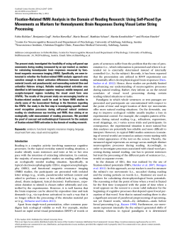 Fixation-Related fMRI Analysis in the Domain of