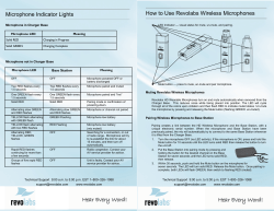 Microphone Indicator Lights How to Use Revolabs Wireless