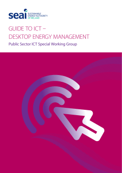guide to ict &ndash; desktop energy management