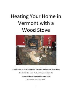 Heating Your Home in Vermont with a Wood Stove