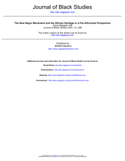 Journal of Black Studies