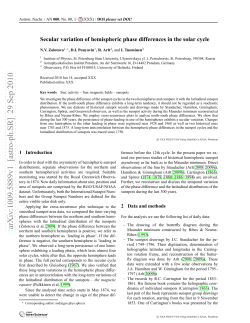 Secular variation of hemispheric phase differences in the solar cycle