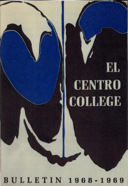 BULLETIN 1968-1969 - Dallas County Community College