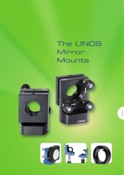 The LINOS Mirror Mounts