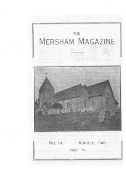 The Mersham Magazine August 1949