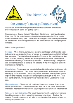 The River Lee the country`s most polluted river!