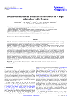 Structure and dynamics of isolated internetwork Ca II H bright points
