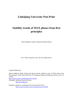 Stability trends of MAX phases from first principles