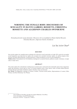 NORMING THE FEMALE BODY - Portal de revistas acad&eacute;micas de