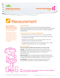 Measurement - Sesame Street