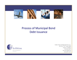 OTRAT - Process of Municipal Bond Debt Issuance