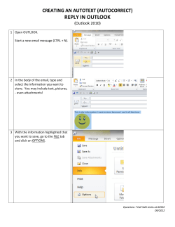 creating autotext-autocorrect in outlook