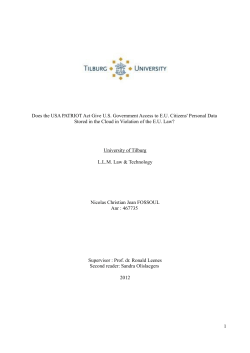 Does the USA PATRIOT Act Give US Government