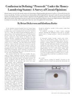 “Proceeds” Under the Money