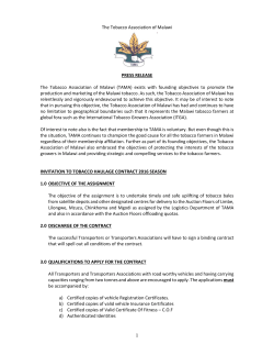 The Tobacco Association of Malawi
