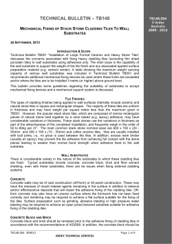 technical bulletin &ndash; tb148