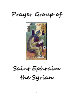 Anthology of Prayers for Daily Devotion