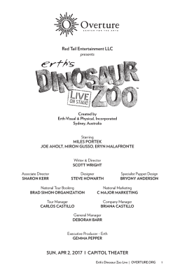 Erth`s Dinosaur Zoo Live