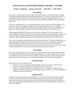 Fall 2012 and Spring 2013