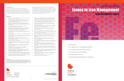 Iron Management - National Kidney Foundation