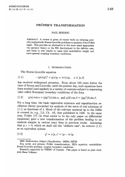 prufer`s transformation - RIMS, Kyoto University