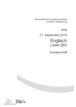Englisch - und Diplompr&uuml;fung (SRDP)