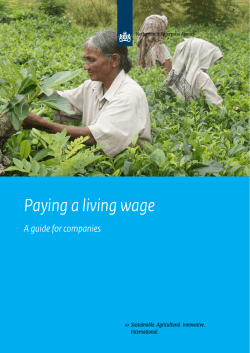 Paying a living wage - Netherlands Enterprise Agency