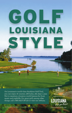 Louisiana`s Audubon Golf Trail Guide here.