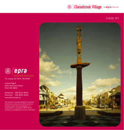 Public Art Brochure