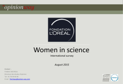 survey - Fondation L`Or&eacute;al