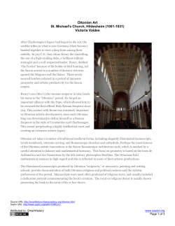 Ottonian Art St. Michael`s Church, Hildesheim (1001