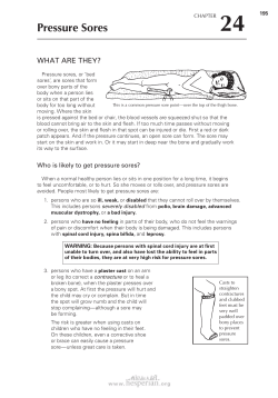 Pressure Sores - Hesperian Health Guides