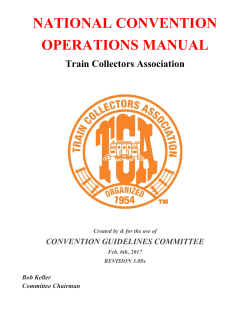 National Convention Operations Manual.