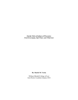 Oneida Tribe of Indians of Wisconsin