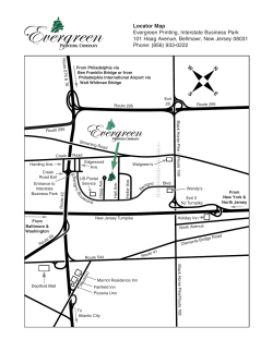 Directions to Evergreen - Evergreen Printing Company