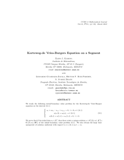 Korteweg-de Vries-Burgers Equation on a Segment