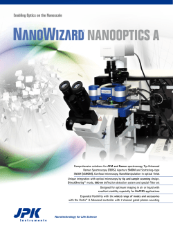 Product Brochure - JPK Instruments AG