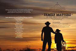 CCS Family Matters Invitation - Catholic Community Services of
