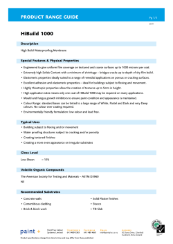 HiBuild 1000 - Paint Plus Colour Systems Ltd.