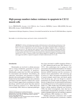 High passage numbers induce resistance to